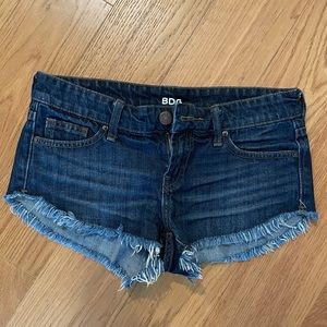 BDG Low Rise Dolphin Cutoff Jean Shorts
